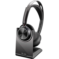 Poly Voyager Focus 2-M USB-C-C Headset USB-C/A Adapter Charging Stand