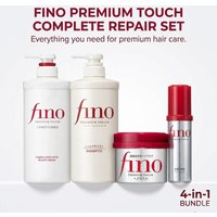 Fino haarverzorgingsset (shampoo, conditioner, haarmasker en behandelolie)
