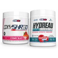 EHP Labs OxyShred Cosmic Blast + Hydreau Raspberry Refresh Hydration Bundle