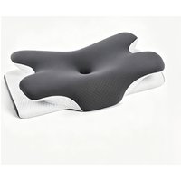JORDAN&JUDY Memory Foam Pillow, Slow Rebound Breathable Neck Pillow for Sleeping, Gray