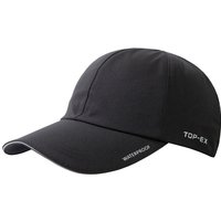 TOP-EX Waterproof All Weather Performance Running Cap Unstructured Baseball Hat Urban Storm M/L Black