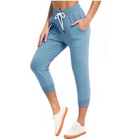 SPECIAL MAGIC Womens Capri Pants 0005Steel BlueM