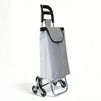 Strong bird 2026 New Model | Ergonomic Handle Grey Large-Size Folding Shopping Trolley, European Hot-Selling Stair-Climbing Grocery Cart, Elderly-Friendly & Heavy-Duty with Large Capacity, New Year Sale , Top gift picks