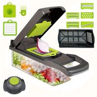Huacan Multi-Functional Vegetable Slicer, Kitchen Grater and Shredder Tool for Quick Food Prep