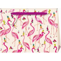Sara Miller Fabulous Flamingos Shopper Gift Bag