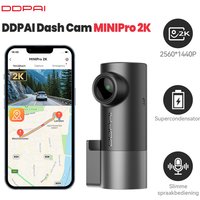 DDPAI MINI Pro dashcam, 1440p-resolutie, wifi, 121°-kijkhoek, nachtzicht, slimme spraakbediening, ondersteunt 24-uurs parkeermonitor