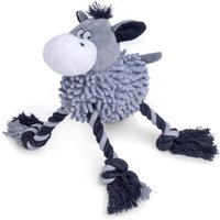 Petface Buddies Noodle Donkey Plush Dog Toy