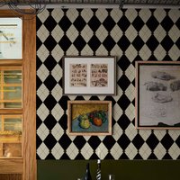 Murgall Union Grid Pattern Peel and Stick Wallpaper 44x305cm 1 Roll