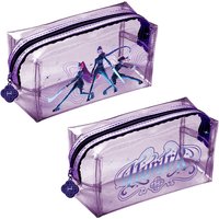 K-Pop Demon Hunters Transparent Multi-use Pencil Case / Makeup & Travel Bag 1pc