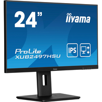 iiyama 24 inch paneel met IPS-technologie met in hoogte verstelbare standaard en 100 Hz verversingssnelheid