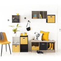 5five Mix n'Modul Bank - Grijs, 105 x 34 x 49,5 cm