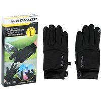 Dunlop Fietshandschoenen - Touchscreen Compatibel, Maat L, Zwart