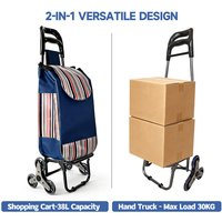 Strong bird 2026 Nieuw Model | Ergonomische Handgreep Compacte Trapklimmende Boodschappenwagen, Europees Populair Mini Opvouwbaar Karretje voor Boodschappen & Thuisgebruik