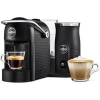 Lavazza A Modo Mio Jolie & Milk EVO, Hot & Cold Milk Frother, Ideal for Iced Latte, Pod Coffee Machine, 1.0 L, Black - 18001410