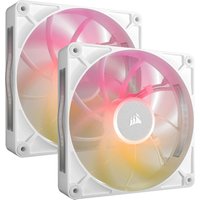 Corsair iCUE LINK RX140 MAX RGB computerbehuizingventilator, 14 cm, wit, 2 stuks