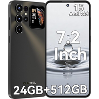 OUKITEL C68 Plus (8+512) 7,2 inch 6000 mAh batterij 9,5 mm ultradunne behuizing smartphone zwart dual sim