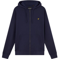 Lyle & Scott Loopback Cotton Full Zip Hoodie - Navy