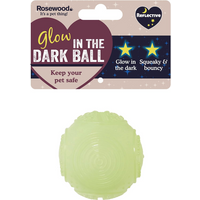 Rosewood Glow In The Dark Dog Ball