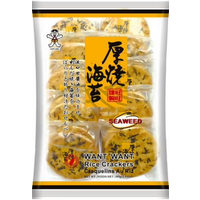 WANT WANT Rijstcrackers met zeewier 160 g