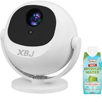 【World Cup Watching Set】XBJ 360° Portable Projector + Grace Coconut Water 100% 330ml 12 Packs