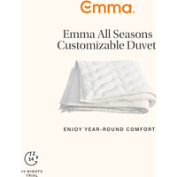 Emma Duvet All Seasons Customisable: 3 in 1 - 10.5 TOG: 3.5 + 7 TOG King