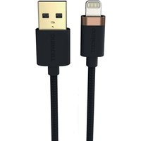 Duracell USB7012A Lightning-kabel Zwart