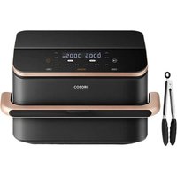 Cosori Dual Blaze Twinfry 10L Slimme Airfryer - Dual Blaze-technologie - Omzetbare zones 10L/5L+5L - 8-in-1-functies - VeSync-app-bediening