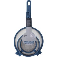 Excellent Houseware bakbenodigdheden gaaslepel, zeef en vergiet set - 3 stuks, willekeurige kleuren
