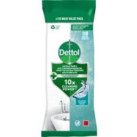 Dettol Multi-Reinigingsdoekjes Power & Fresh Oceaanfris 110 Stuks