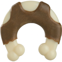 Blinkit Horseshoe Bone Chew Toy for Dogs, Durable Cowhide and Nylon Material for Medium and Large Breeds, Long-Lasting Chewing Fun