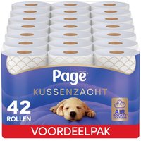 Page Toiletpapier - Kussenzacht wc papier - 42 rollen - Voordeelverpakking