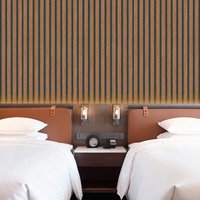 Murgall Black Slatted Wood Grain Peel and Stick Wallpaper 60x305cm 1 Roll