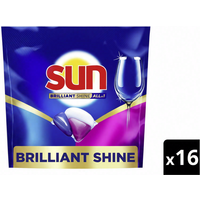 Sun brilliant shine alles-in-1 vaatwascapsules 16 stuks 240 g