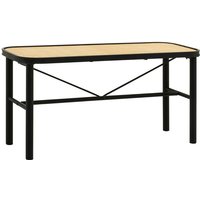Interiors by Premier Bench Depok Black/Rattan