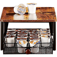 SRD 2 Tier Coffee Pod Holder with Hooks