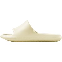 PUXI Banana Boat Slide Slippers Beige Size 42-43 Unisex Minimalist Fashion