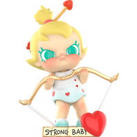 POP MART Baby Molly Little God of Love serie 3D-figuur, 1 st