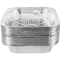 Maxcook 30 stuks wegwerpbare aluminium bakvormen van 18 cm, geschikt voor de airfryer