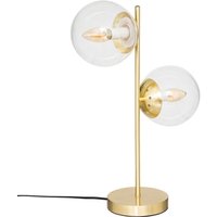 Atmosphera Collectionneur glazen en goudkleurige metalen lamp - 50 cm, voor binnen