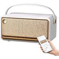 Edifier MP330 Portable Bluetooth Speaker with Hi-Res Audio, 40W RMS Wireless Dual Stereo Pairing, 360° Sound, 19h Playtime, Bluetooth 6.0 Multipoint, Handheld Design for Outdoor/Indoor Use