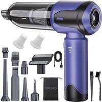 Powerful Cordless Car Vacuum Cleaner, Mini Portable Handheld Vacuum Cleaner 15000PA, 6000mAh Rechargeable with HEPA Filter, for Car, Home and Office, Compact, Lightweight