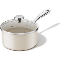 Redchef Gemstone Aluminum 18cm Saucepan Beige