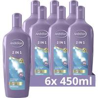 Andrelon 2-in-1 shampoo XL (voordeelverpakking) - 6 x 450 ml