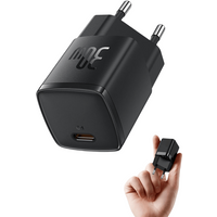 Baseus Cube Pro snellader 30 W USB-C PD zwart