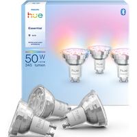 Philips Hue Essential Wit & kleurambiance Smart GU10 – 3 lampen