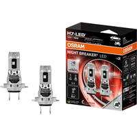 OSRAM NIGHT BREAKER LED SPEED H7, 450% meer licht, 6000K, 12 V, met wegtoelating, snelle installatie, geen mechanische accessoires nodig