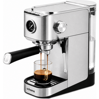 ochama halfautomatische espressomachine, volledig metalen behuizing, 20 bar hogedruk-extractie, Italiaanse espressomachine, compacte koffiezetapparaat voor thuis