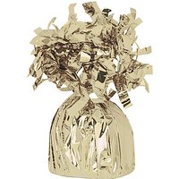 Unique Party Foil Balloon Weight, Gold, 1 Pack