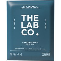 The Lab Co. Laundry Detergent Strips Washing Sheets | Eco Ultra-Concentrated | Non-Bio for Sensitive Skin | Non-Toxic | EDC-Free | Lab-Tested | Fragrance Free Unscented Odourless | 32 Loads