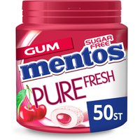 Mentos Pure Fresh Cherry Kauwgom - 50 pcs